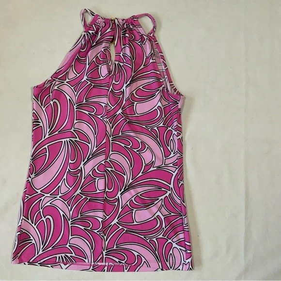 MICHAEL Michael Kors Sleeveless Top With Hardware Plaque At Neckline Size XS - Picture 2 of 6